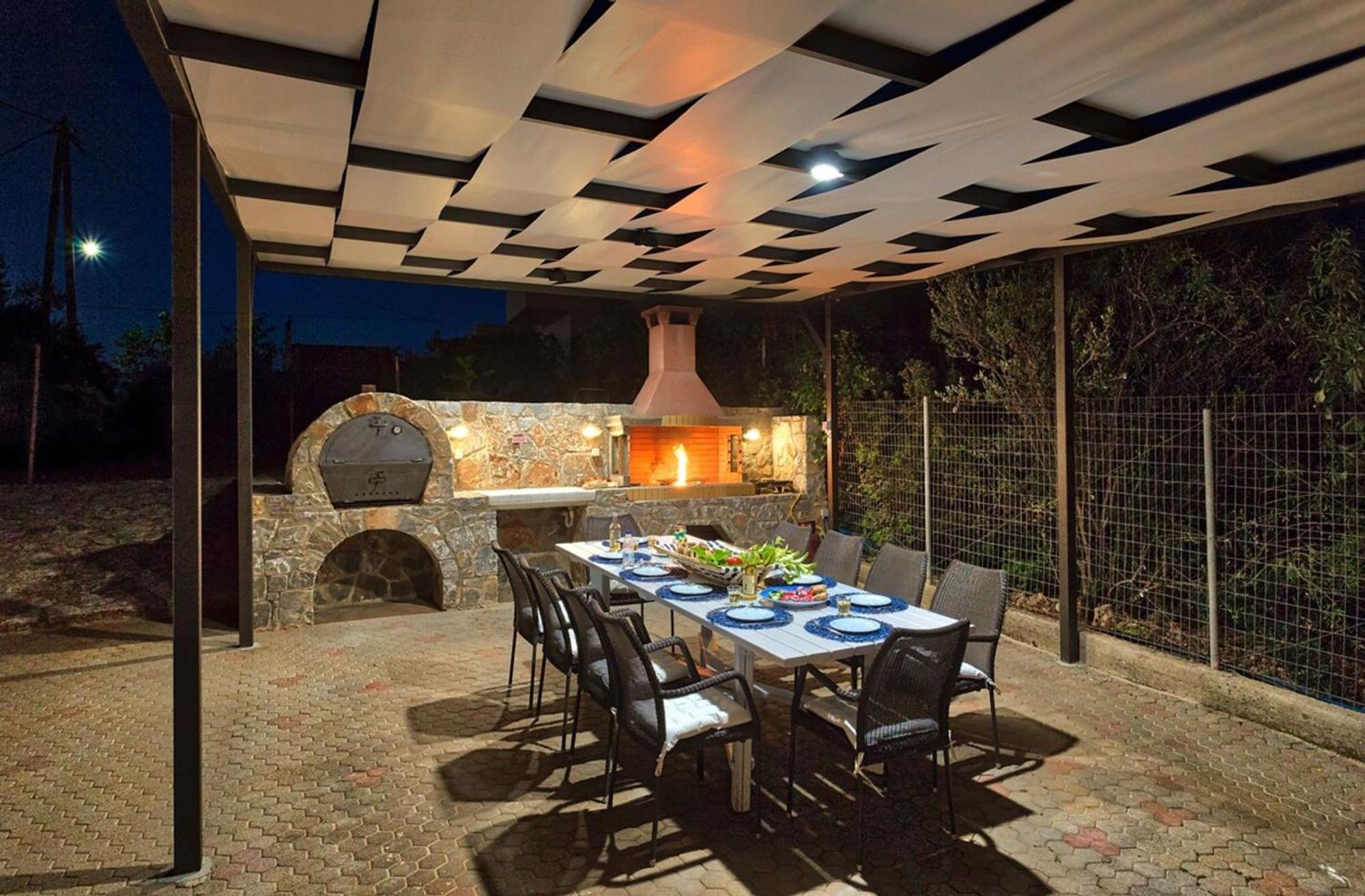 Villa Ampelaki - Premium Villa With Heated Pool Kounoupidhianá Екстериор снимка