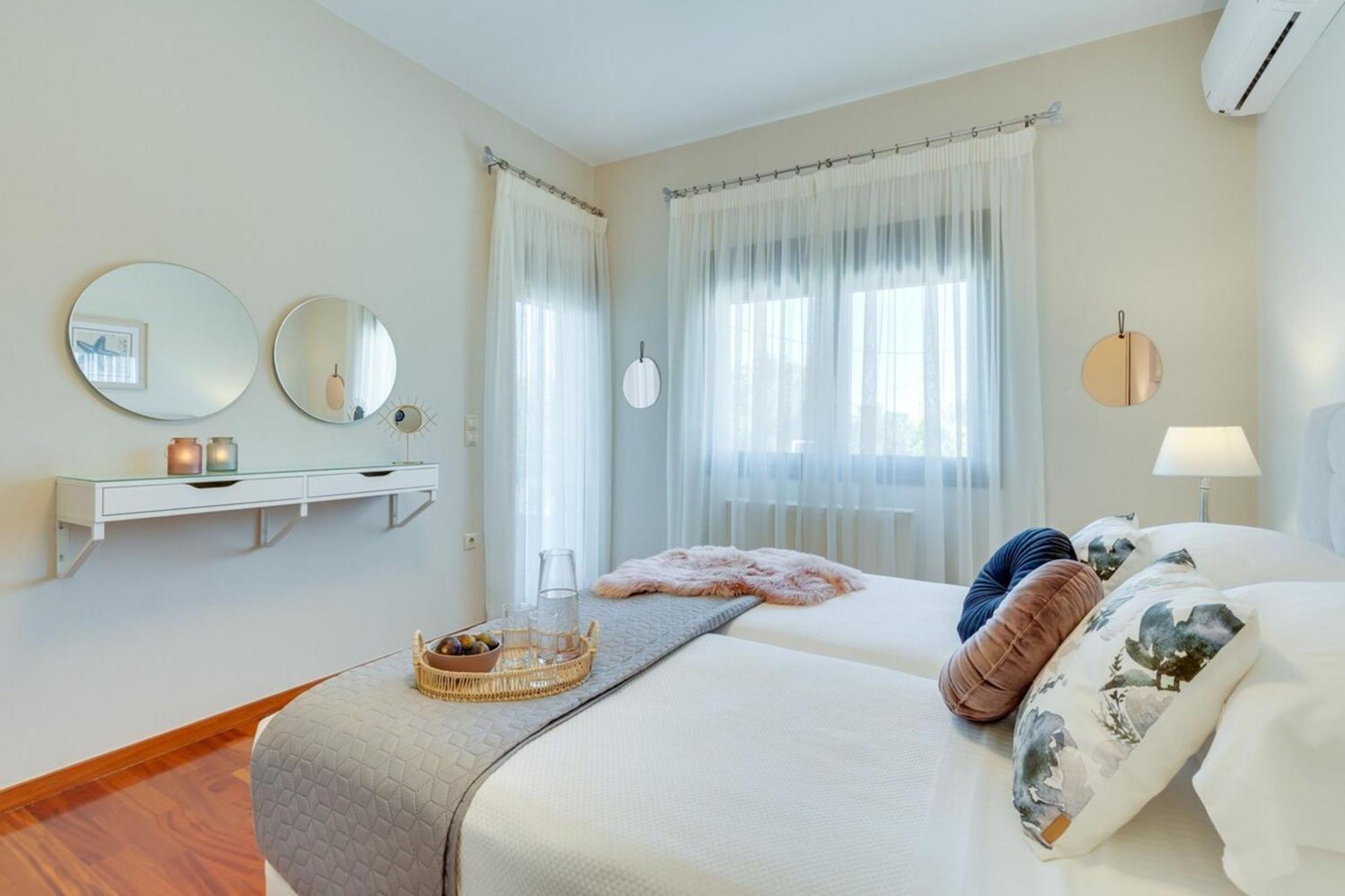 Villa Ampelaki - Premium Villa With Heated Pool Kounoupidhianá Екстериор снимка