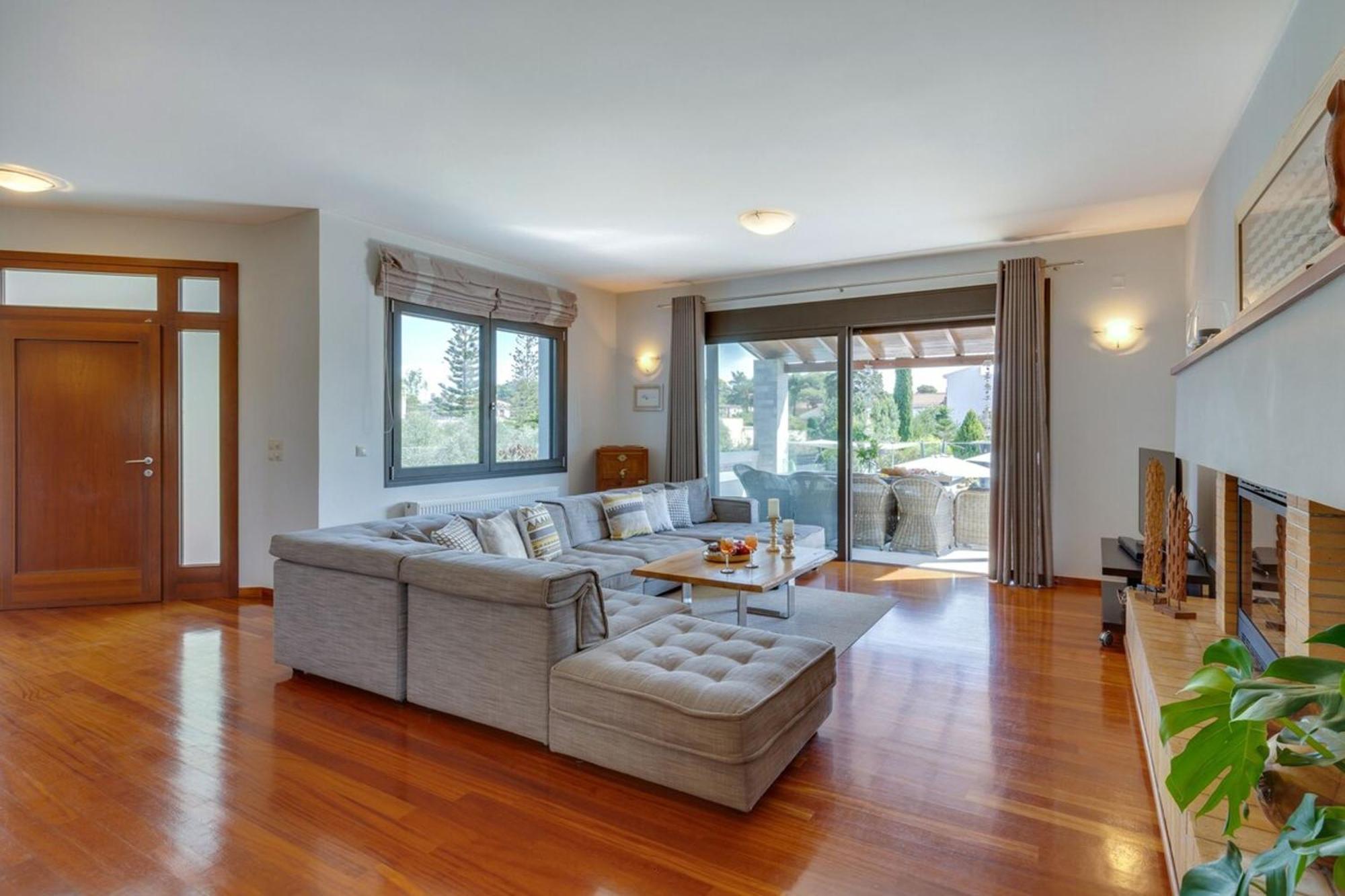 Villa Ampelaki - Premium Villa With Heated Pool Kounoupidhianá Екстериор снимка
